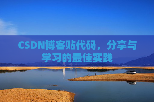 CSDN博客贴代码，分享与学习的最佳实践